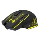 Belaidė optinė žaidimų pelė Wozinsky WMGB-1181 3200 DPI, juoda / geltona
