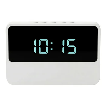 Setty LW2220 LED Digital Alarm Clock, White