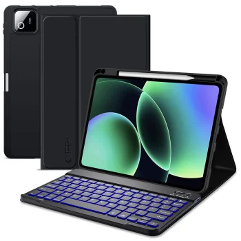 Tech-Protect SC Pen + Keyboard dėklas su klaviatūra Xiaomi Pad 7 / 8 11.2", juodas