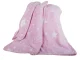 Soft Glow in the Dark Throw Blanket for Bed 150x200 cm, Pink