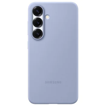 Samsung Galaxy S25+ silikoninis dėklas Silicone, šviesiai mėlynas