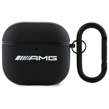 Mercedes-AMG dėklas, skirtas AirPods 4, juodas ir baltas
