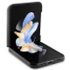 BMW dėklas Samsung Galaxy Z Flip 5 telefonui Leather Carbon, juodas