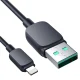 Joyroom Multi-Color Series A14 Lightning į USB-A laidas, 2.4A, 1.2m, juodas