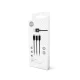 Setty KN3W1-01 3-in-1 USB į Lightning / USB-C / microUSB laidas 1m 2A, juodas