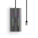 Orico XDR USB-C doko stotelė 12in1, PD 100W, HDMI 4K, VGA, RJ45, RGB, pilka