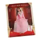 Girls Princess Costume Dress for Parties, Size M, Pink