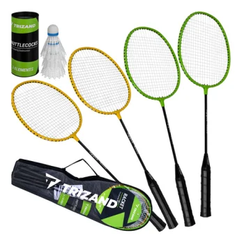 Trizand 4 žaidėjų badmintono rinkinys su krepšiu