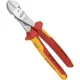 Sustiprintos šoninio kirpimo replės KNIPEX 74 06 250, 250 mm