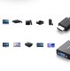 Ugreen HDMI į VGA adapteris su micro USB ir 3.5mm garso jungtimi, juodas
