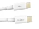 Fast Wall Charger 35W Dual Port USB-C and USB-A with Cable, White