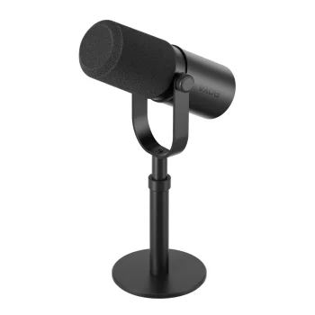 Dinaminis studijinis mikrofonas BOYA CastMic P60D, USB/XLR, juodas