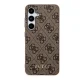 Guess dėklas Samsung Galaxy A35 telefonui 4G Metal Gold Logo, rudas
