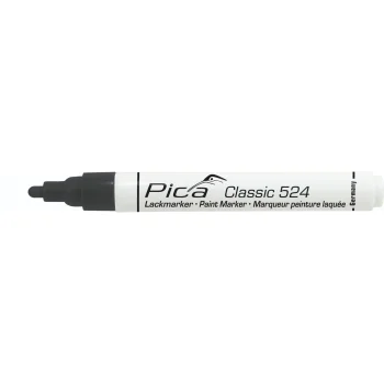Pica Classic pramoninis dažų žymeklis, apvalus antgalis 2-4 mm, juodas
