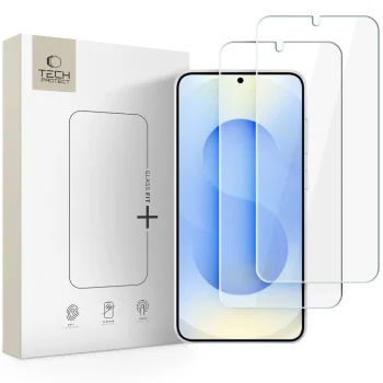Tech-Protect Glass Fit+ Tempered Glass for Samsung Galaxy S26+ (2-Pack)