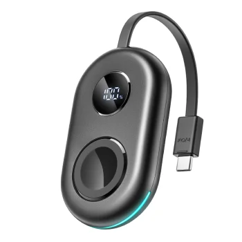 Belaidė išorinė baterija Joyroom JR-W09 skirta Apple Watch, juoda