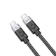 Orico CC240 USB-C į USB-C laidas 240W USB4 40Gbps 8K 60Hz 1.5m, juodas