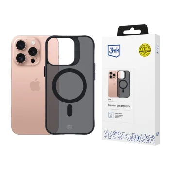 3mk iPhone 16 Pro dėklas Smoke MagCase su MagSafe, dūminis