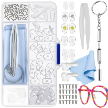 Trizand 25624 Eyeglass Repair Kit, 126 Pieces