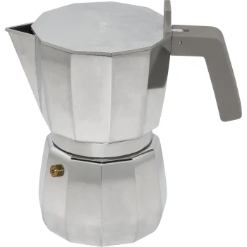 Alessi Moka Espresso Coffee Maker DC06/6, 300ml, Silver