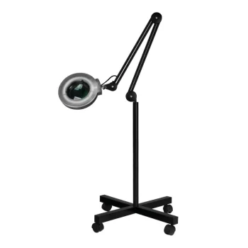 Activeshop Kosmetologinė Lempa su Lupa S4 ir Stovu, 5 Dioptrijos, Juoda