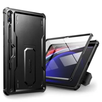 Apsauginis dėklas Tech-Protect Kevlar Pro, Samsung Galaxy Tab S9+ 12.4", juodas
