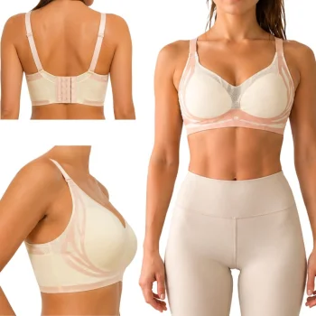 Besiūlė „Push-Up“ sportinė liemenėlė, balta, XL dydis