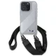 BMW iPhone 16 Pro dėklas M Edition Carbon Stripe & Strap, pilkas