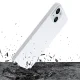3mk Hardy Silicone MagCase dėklas, skirtas iPhone 15, baltas / sidabrinis