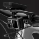 Wozinsky WUG-01B dviračio laikiklis Garmin kompiuteriui, kamerai, žibintui, juodas
