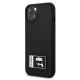 Karl Lagerfeld Iconic Karl\'s Head dėklas skirtas iPhone 13, juodas
