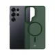 3mk Smoke MagCase dėklas telefonui Samsung Galaxy S25 Ultra, skaidriai žalias