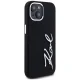 Karl Lagerfeld dėklas, skirtas iPhone 15, juodas