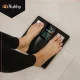 Ruhhy išmaniosios analitinės svarstyklės su LCD, juodos