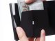 Vyriška piniginė-kortelių dėklas su RFID apsauga, juoda