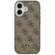 Guess dėklas iPhone 17 telefonui 4G PU Leather su MagSafe, rudas