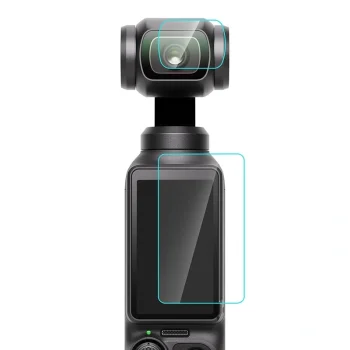 PULUZ apsauginis stiklas ekranui ir objektyvui DJI OSMO Pocket 3