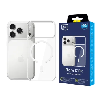 3mk EverClear MagPhone Case Cover Apple iPhone 17 Pro - transparent