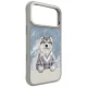Atverčiamasis dėklas Nimmy Gentle Pets Dog iPhone 17 Pro Max, pilkas
