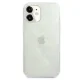 Guess iPhone 12 mini dėklas 4G 3D Pattern Collection, skaidrus