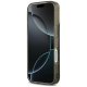 Karl Lagerfeld Liquid Glitter Choupette MagSafe dėklas iPhone 17 Pro Max, juodas