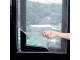 Mosquito Mesh Net Anti-Insect Screen for Windows - 130x150cm, Black