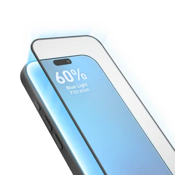 SBS Eyesafe apsauginis stiklas iPhone 17 / 16 Pro su aplikatoriumi