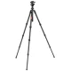 K&F Concept K-series K254C2 anglies pluošto trikojis su rutuline galvute