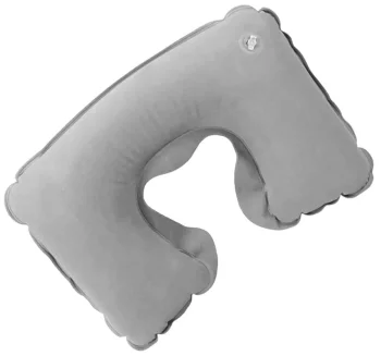 Inflatable Travel Neck Pillow Grey