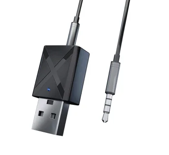 Bluetooth 5.0 Audio Adapter Receiver & Transmitter 2-in-1, Black