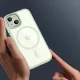 Tech-Protect MagMat MagSafe dėklas iPhone 15 telefonui, skaidri žalia