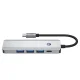 Tech-Protect HB01 5in1 USB-C šakotuvas, HDMI 4K 60Hz, PD 100W, USB 3.0, pilkas