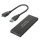 Maclean MCE582 M.2 NGFF SSD disko dėklas, USB 3.0, aliuminis