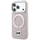 Karl Lagerfeld MagSafe case for iPhone 18 Pro / 17 Pro with 360° ring stand, pink